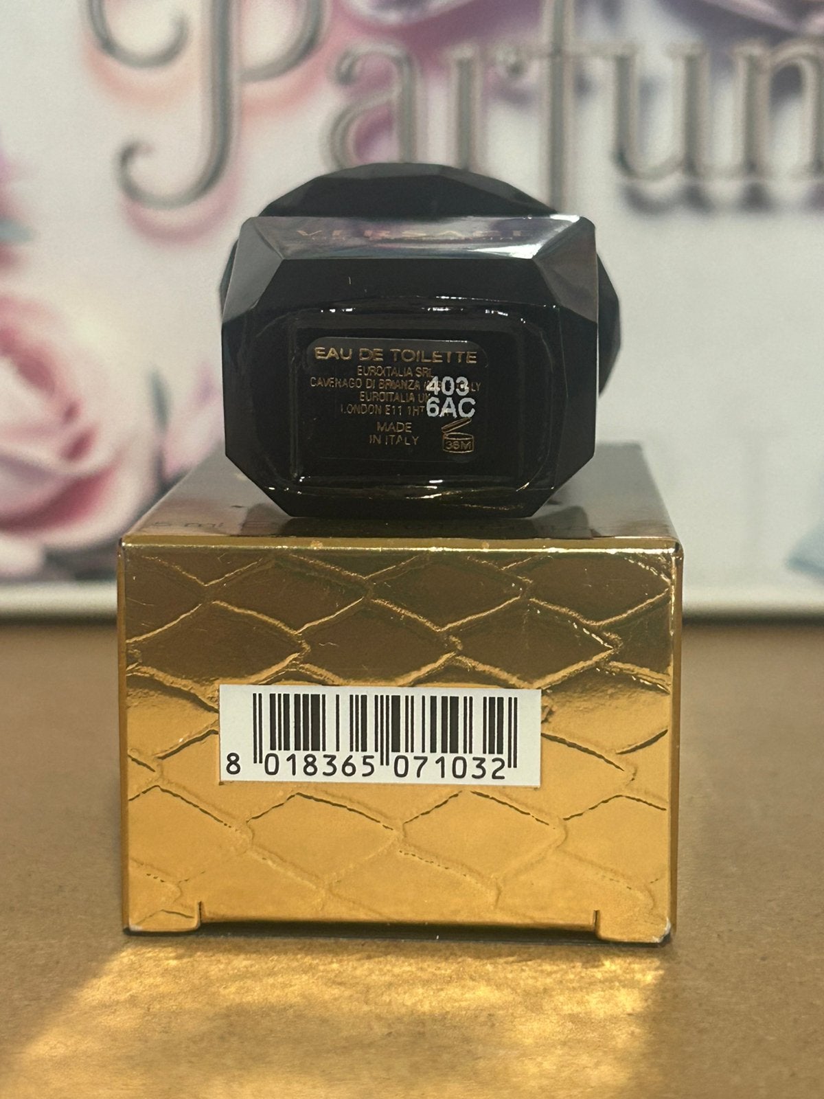 Versace - crystal noir miniatuur 5ml edt, Ophalen of Verzenden, Nieuw