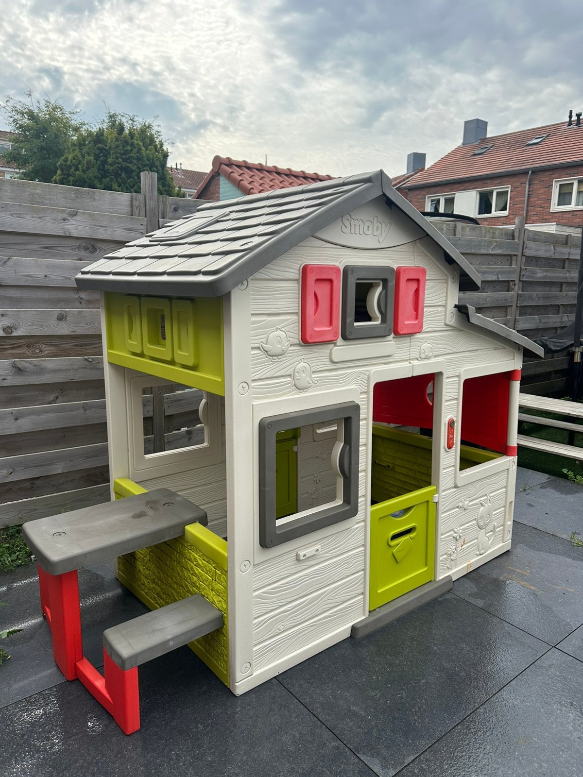 Smoby speelhuis, Ophalen of Verzenden, Zo goed als nieuw, Kunststof