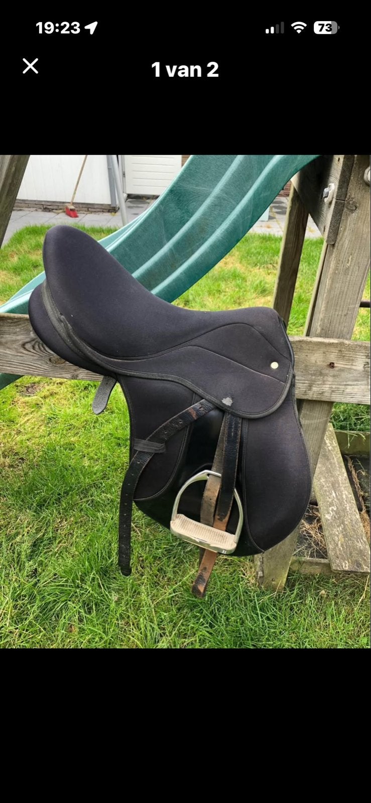 Paard rijzadel, Ophalen