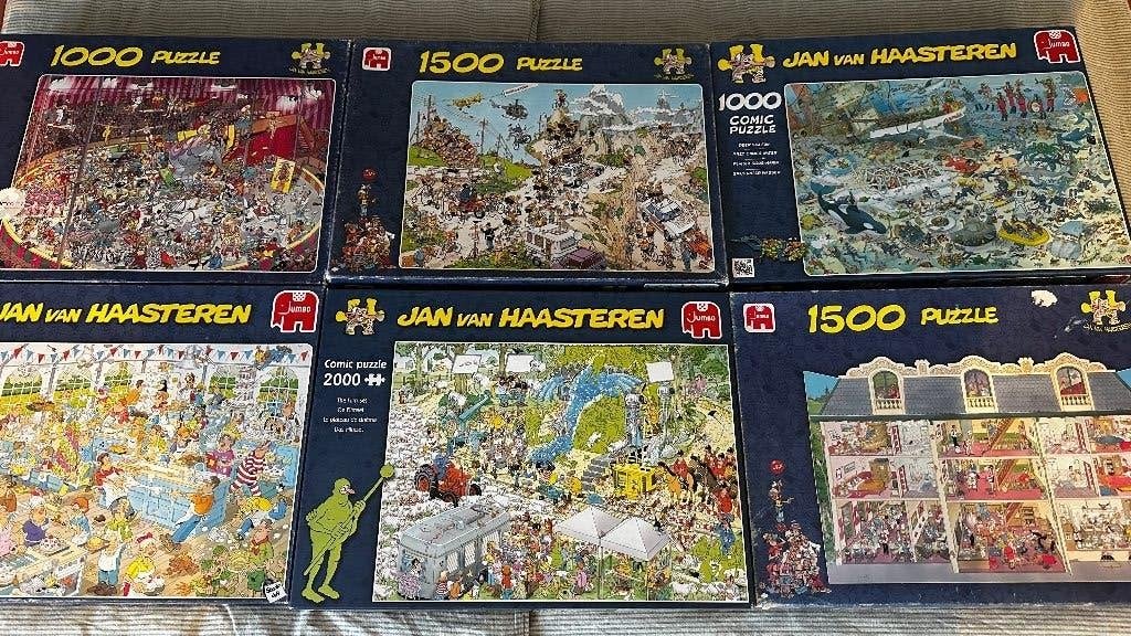 Van Haasteren puzzels (ruilen), Ophalen, Meer dan 1500 stukjes, Zo goed als nieuw, Legpuzzel