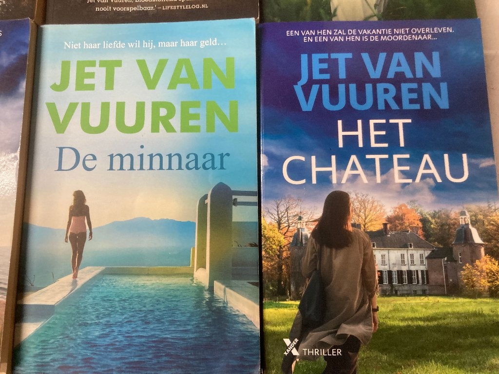 T.K. nog 5 boeken van Jet van Vuuren Zie actuele lijst, Ophalen of Verzenden, Gelezen, Jet van Vuuren, Nederland