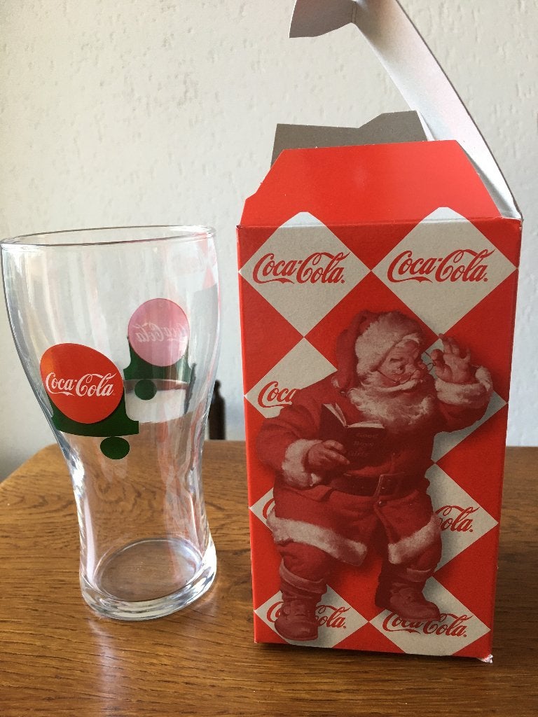 "Coca-Cola" Kerstklokglas in de Originele Doos Nieuw, Verzamelen, Ophalen of Verzenden, Nieuw, Gebruiksvoorwerp