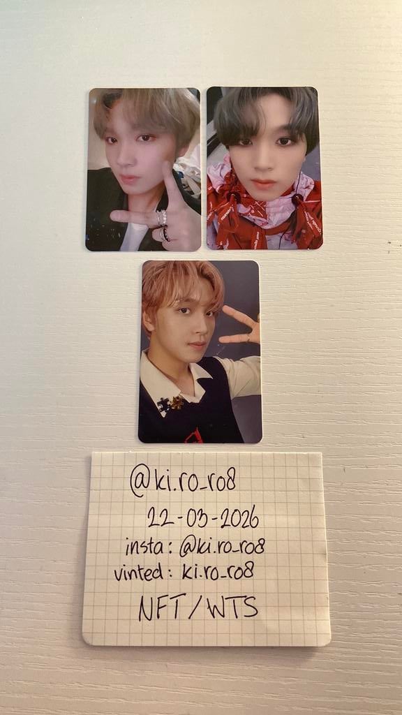Nct 127 haechan superhuman and favorite, Verzenden, Zo goed als nieuw, Foto of Kaart