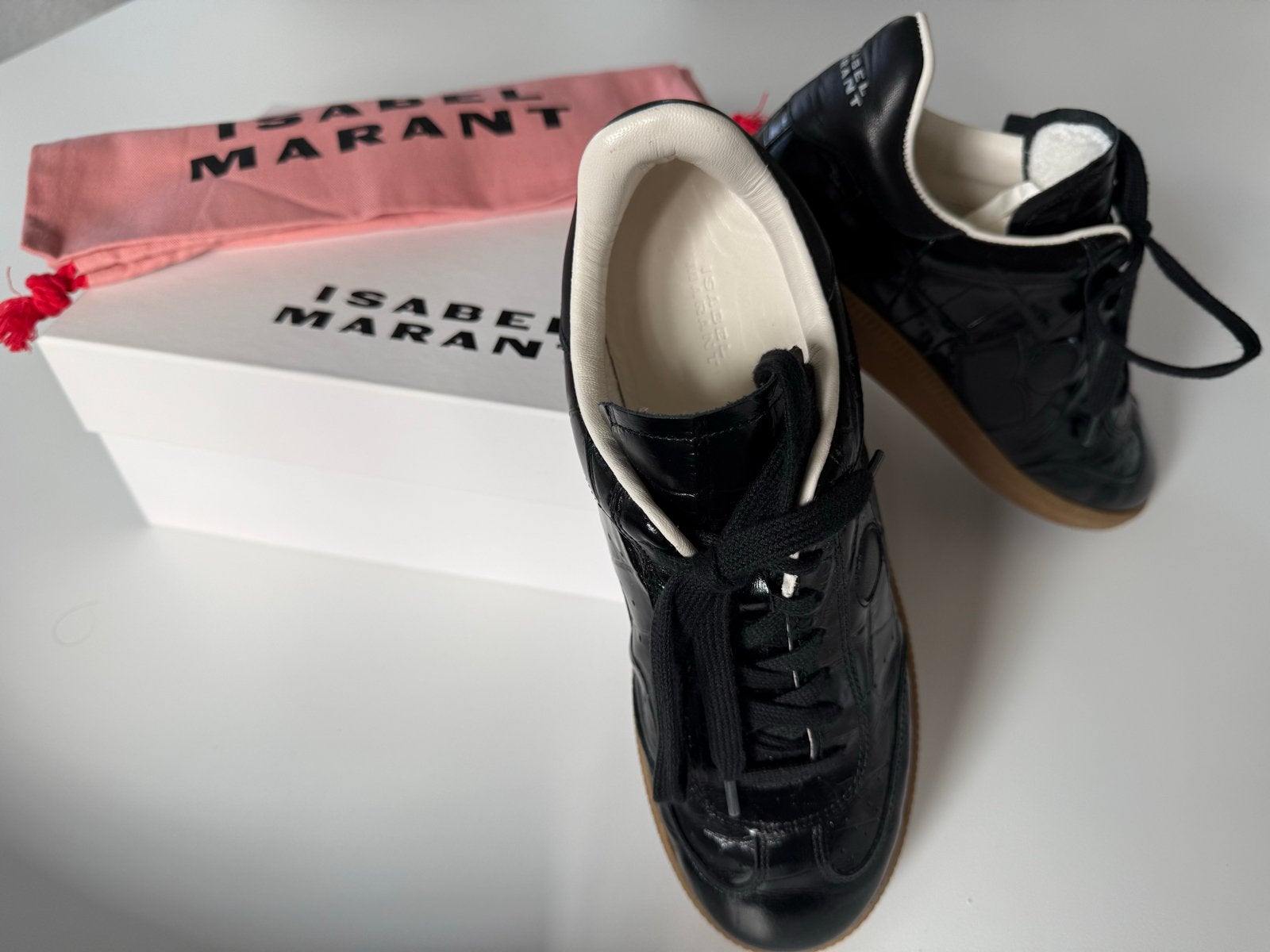 Isabel Marant Sneakers Zwart Maat 41 Nieuw, Verzenden, Nieuw, Zwart, Sneakers of Gympen