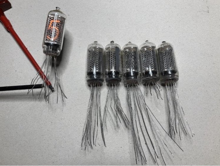 Nixie IN8-2 buisjes gebruikt, Gebruikt, Verzenden, Onbekend, Onbekend