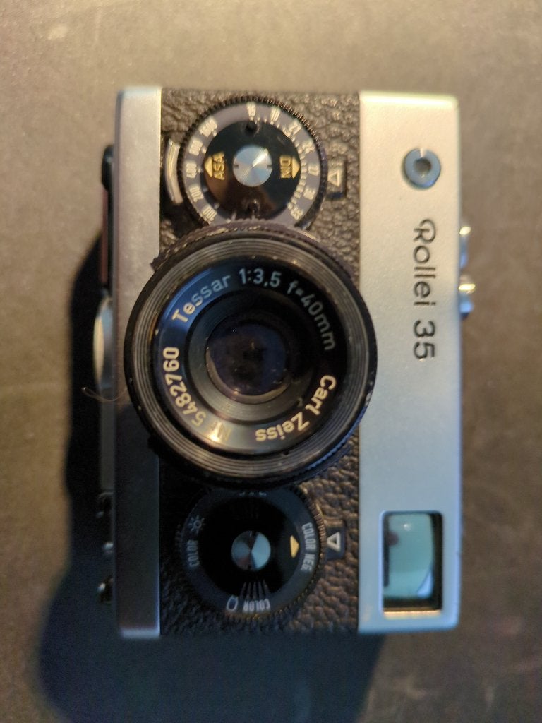 Rollei 35 compact camera met originele draagtas en -riem, Verzenden, Gebruikt, Compact, Overige Merken