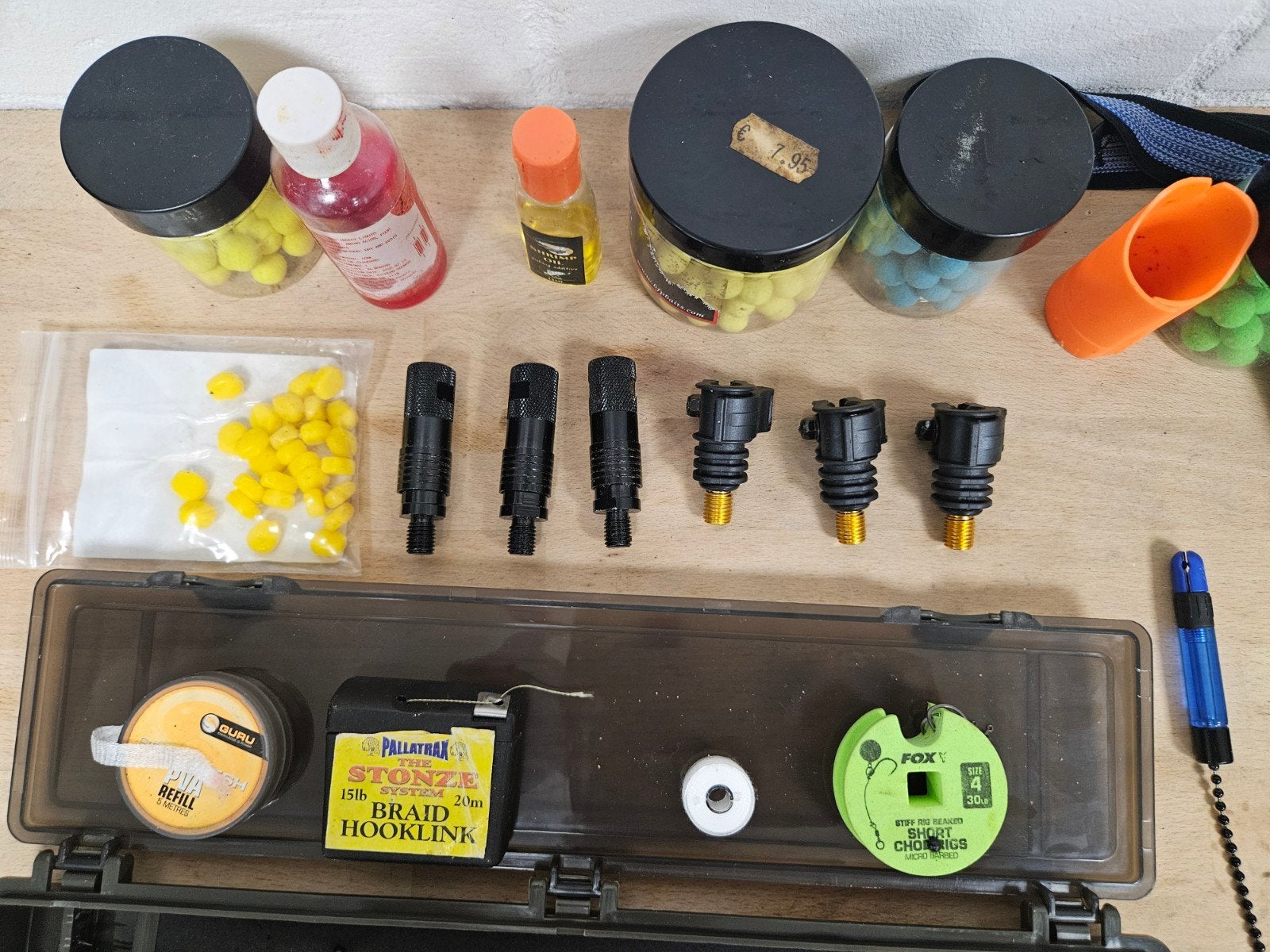 Diverse karperspullen, Ophalen