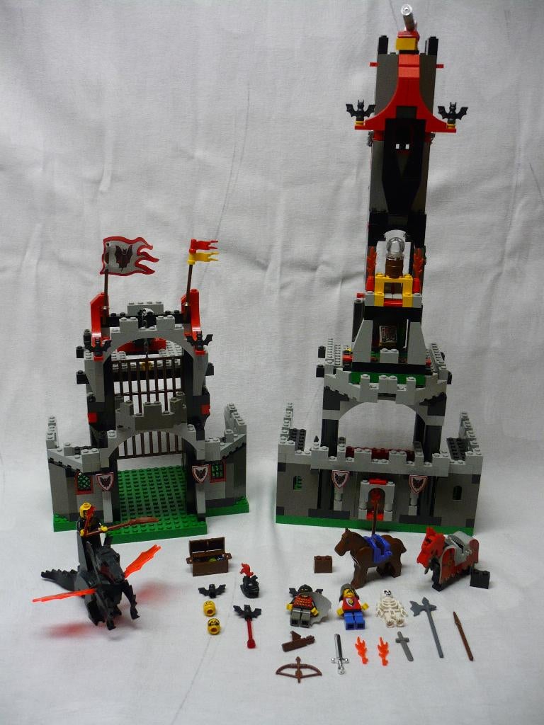 Lego 6097 castle fright knights night lord's castle., Ophalen of Verzenden, Gebruikt, Complete set, Lego