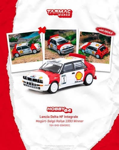 Lancia Delta HF Integrale #1 Mogürt-Salgó Rallye 1993 Winner, Tarmac Works, Tschuiten@hotmail.com, Duitsland, Auto