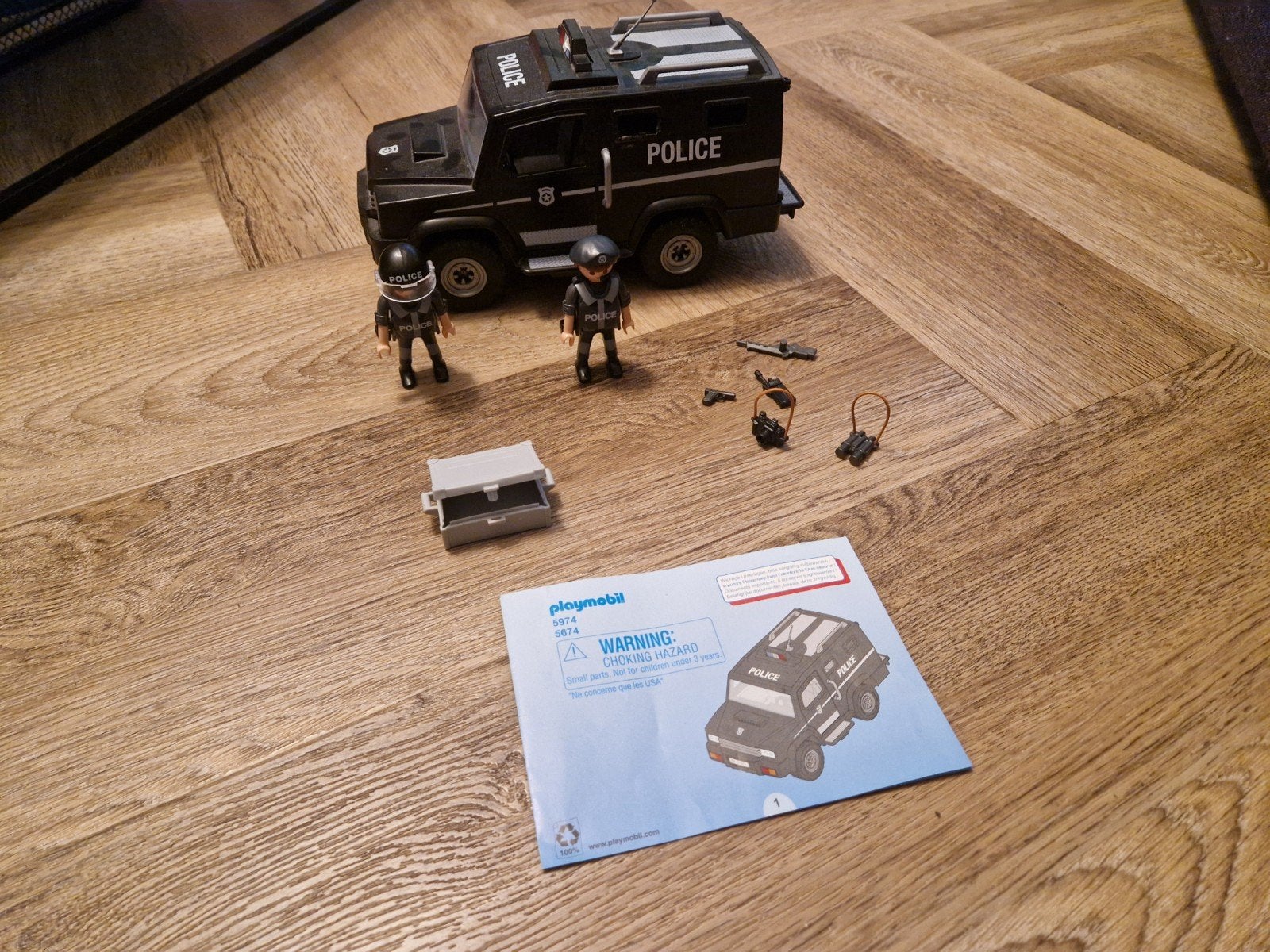 Playmobil Politiewagen Speciale eenheid -5974, Kinderen en Baby's, Speelgoed | Playmobil, Ophalen of Verzenden, Zo goed als nieuw