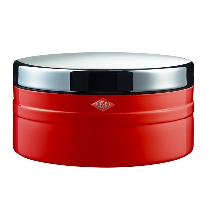 Wesco koektrommel classic line tin in red, Ophalen of Verzenden, Metaal, Rood, Klassiek