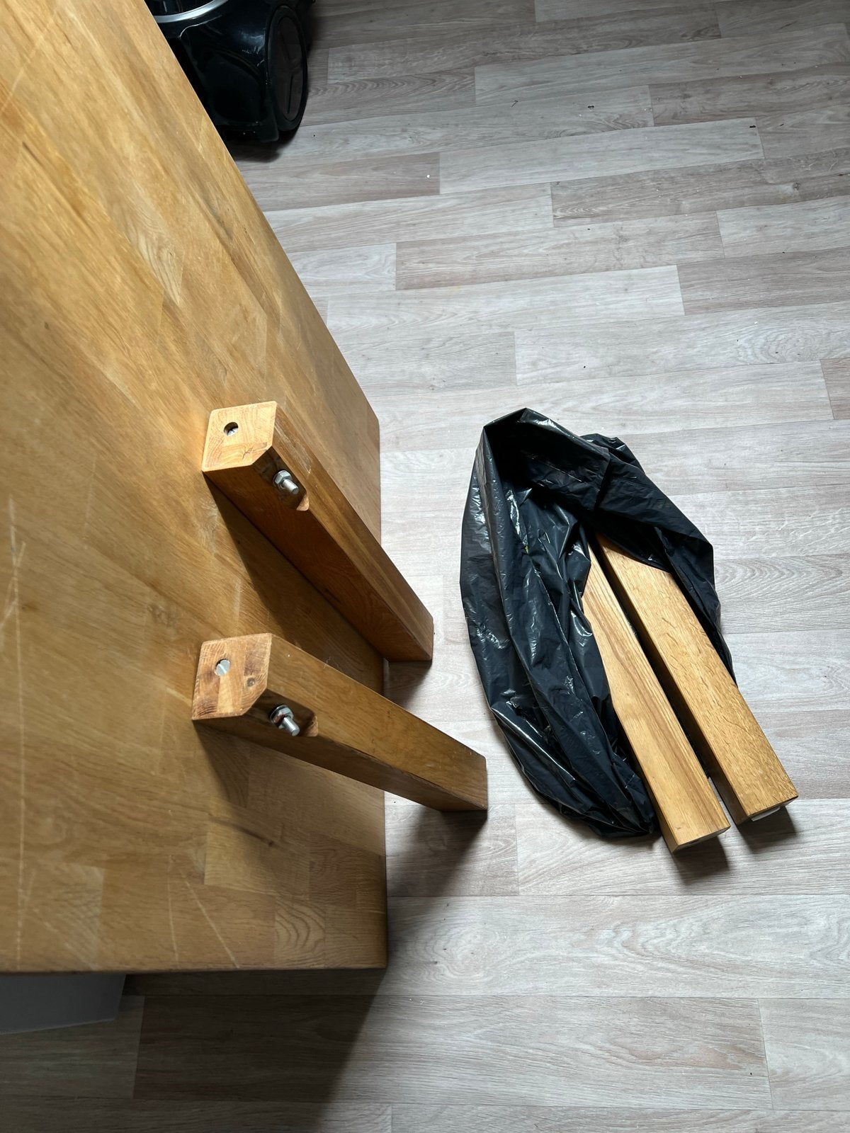 Massief eikenhouten salontafel, Huis en Inrichting, Tafels | Eettafels, Ophalen, Gebruikt, Eikenhout, 50 tot 100 cm
