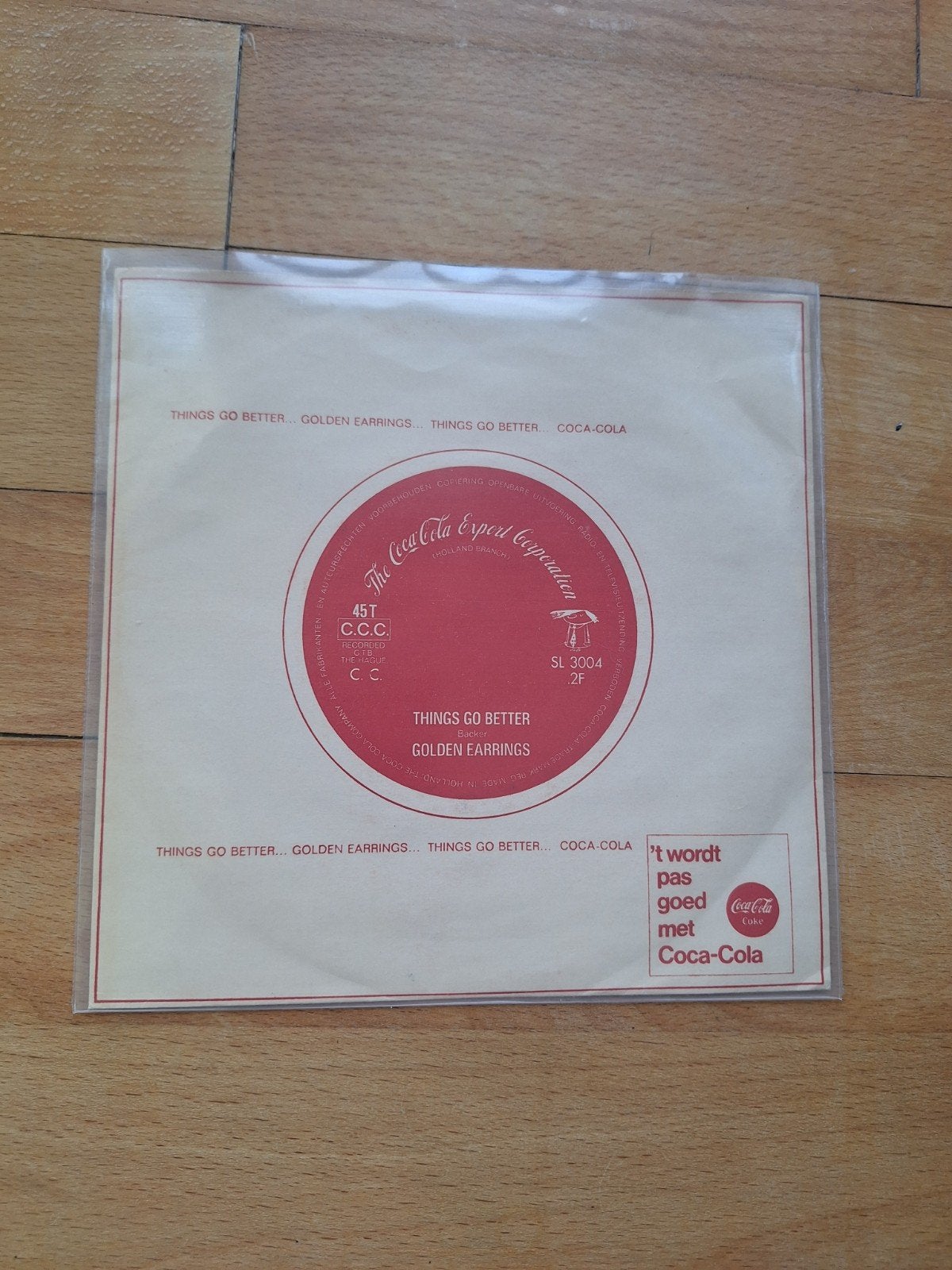 Golden Earrings - Things Go Better (Coca-Cola promo), Cd's en Dvd's, Vinyl Singles, Fotohoes, Ophalen of Verzenden, Gebruikt, Pop