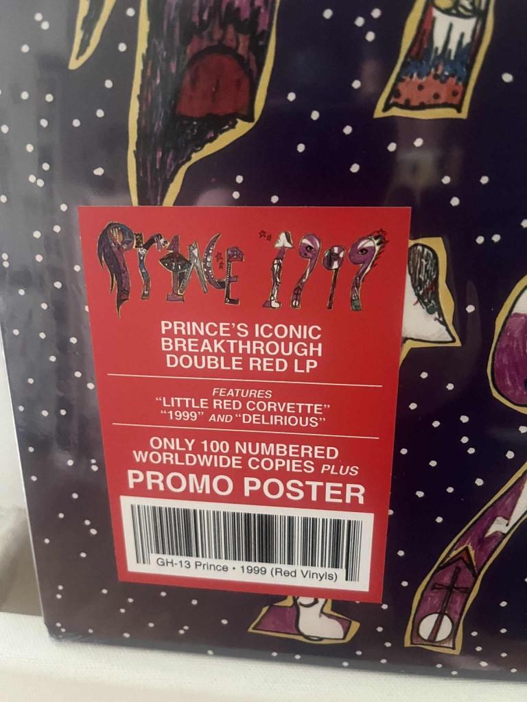 Prince-1999 Red Vinyl 2LP (Special Numbered 100 Copies Only), Verzenden, 1980 - 1989, 12 inch, Nieuw in verpakking
