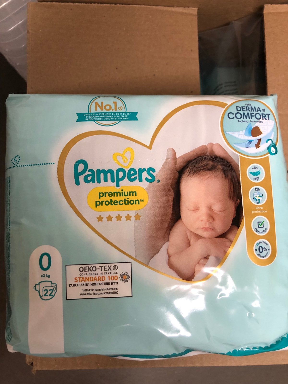 Pampers Premium Protection Maat 0 (8x22 luiers), Ophalen of Verzenden, Nieuw