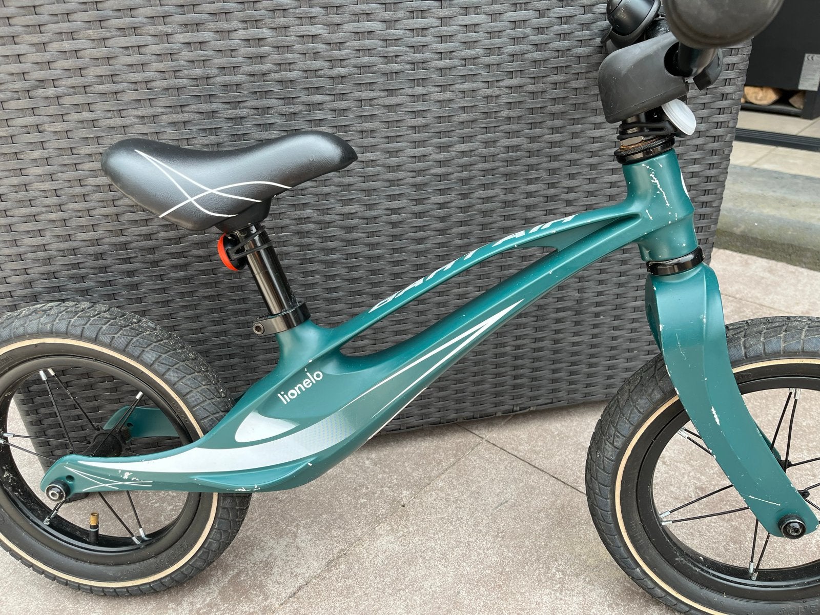 Lionelo Bart Air Loopfiets - Groen, Ophalen, Gebruikt, 16 tot 20 inch