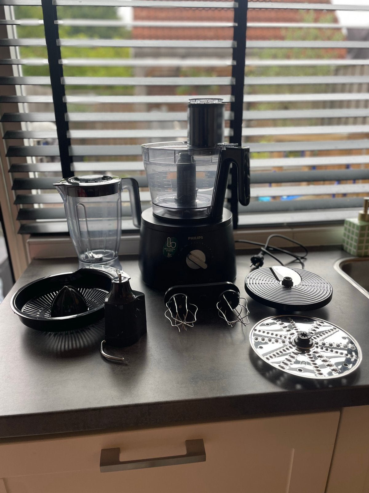 Philips HR7776 Keukenmachine - Zo goed als nieuw, Ophalen, 3 snelheden of meer, Zo goed als nieuw, 2 tot 3 liter