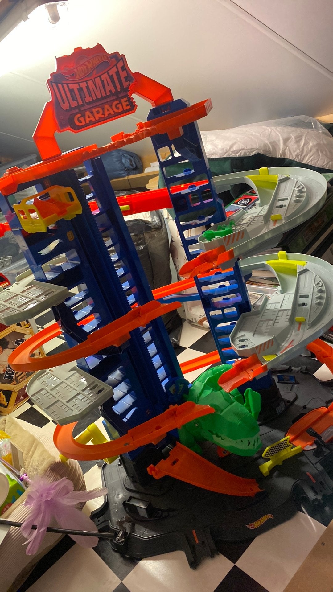 Hot wheels ultimate garage, Kinderen en Baby's, Speelgoed | Racebanen, Ophalen, Gebruikt, Handmatig, Hot Wheels