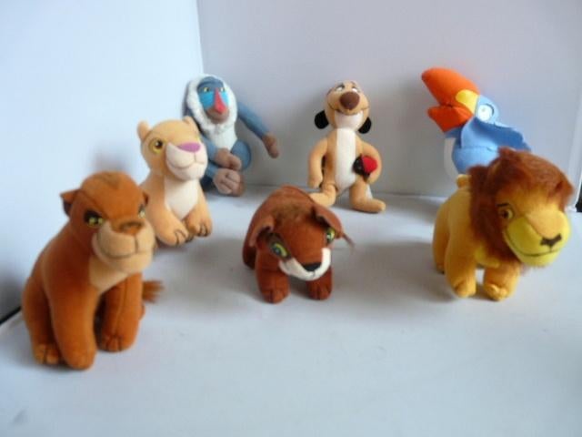 McDonalds 1998 # Lion King (7x), Ophalen of Verzenden, Leeuwenkoning of Jungle Boek, Zo goed als nieuw, Beeldje of Figuurtje