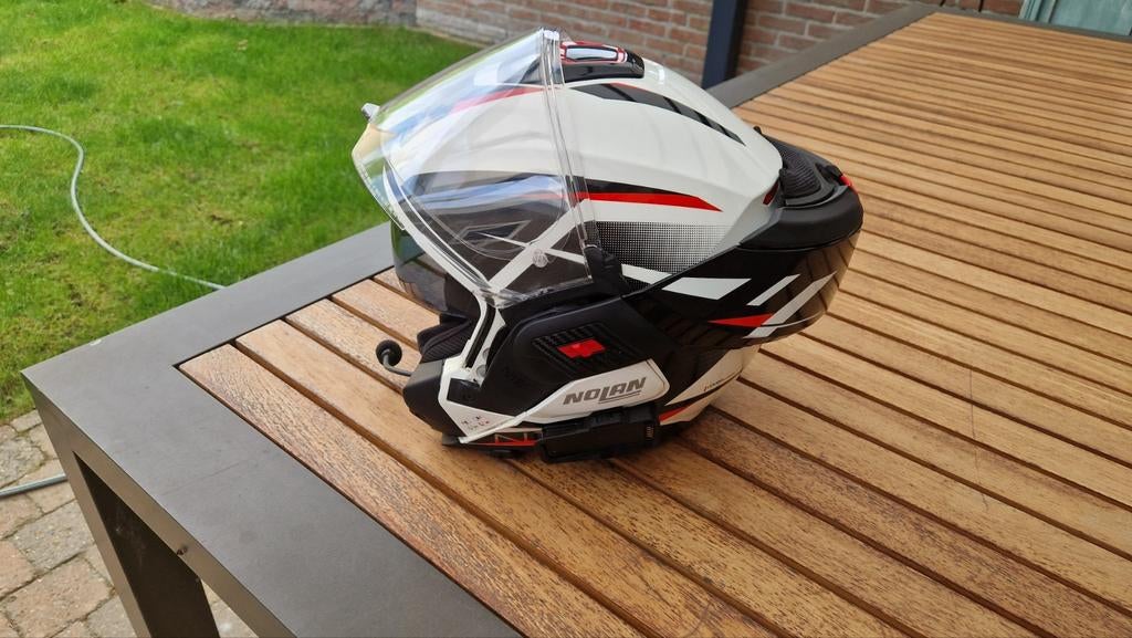 Nolan N120 Systeemhelm - ( Cardo optie), Systeemhelm, Nolan, XL, Ophalen of Verzenden