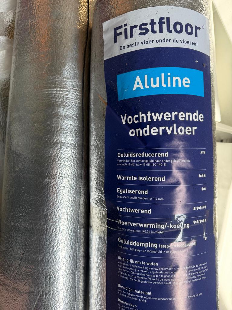 Laminaat vloer en toebehoren, Overige materialen, Nieuw, Minder dan 5 m², Vloerisolatie