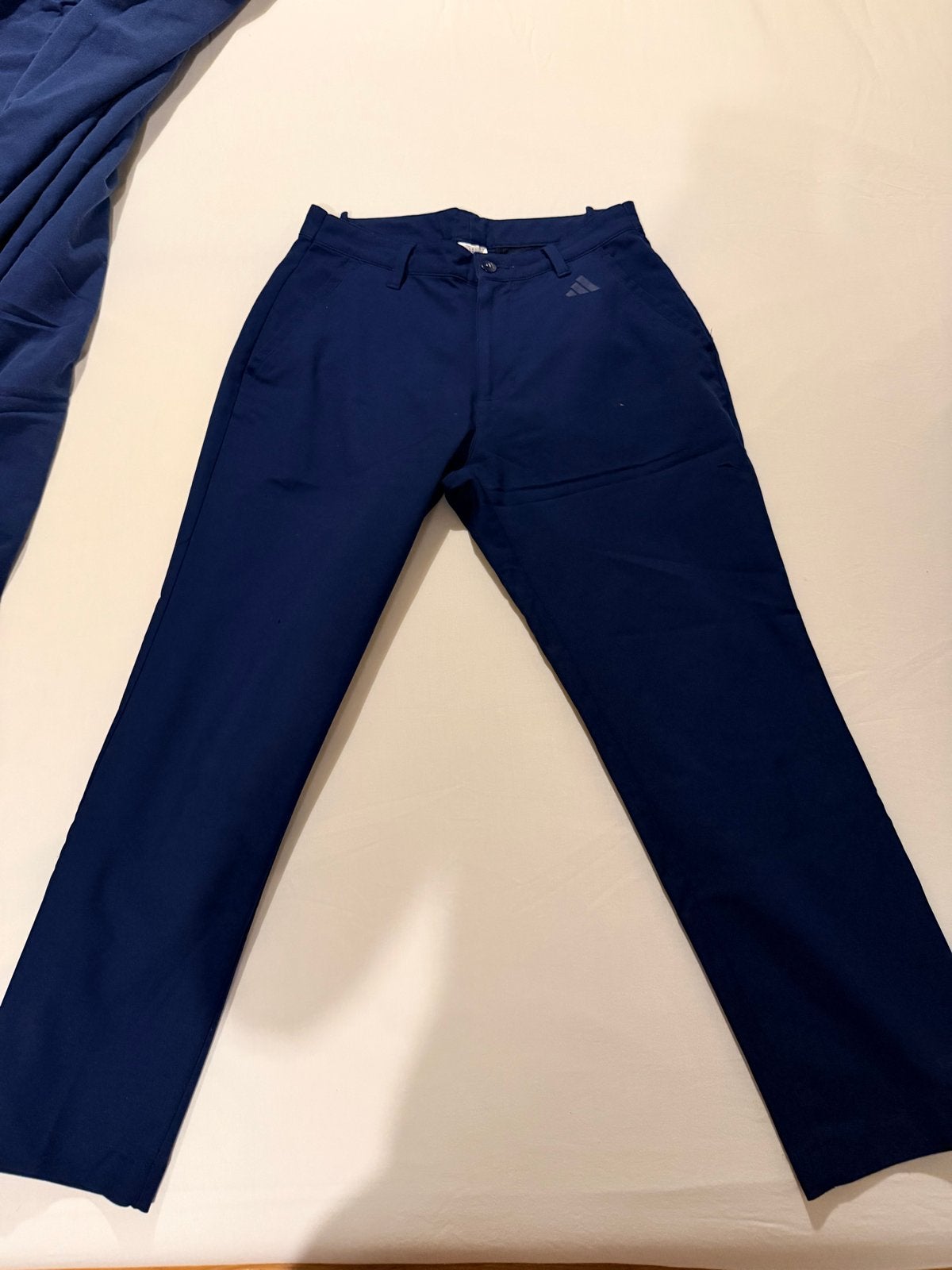 Adidas golfbroek heren - Maat 32/32 - Donkerblauw, Kleding | Heren, Ophalen of Verzenden, Zo goed als nieuw, Overige maten, Blauw