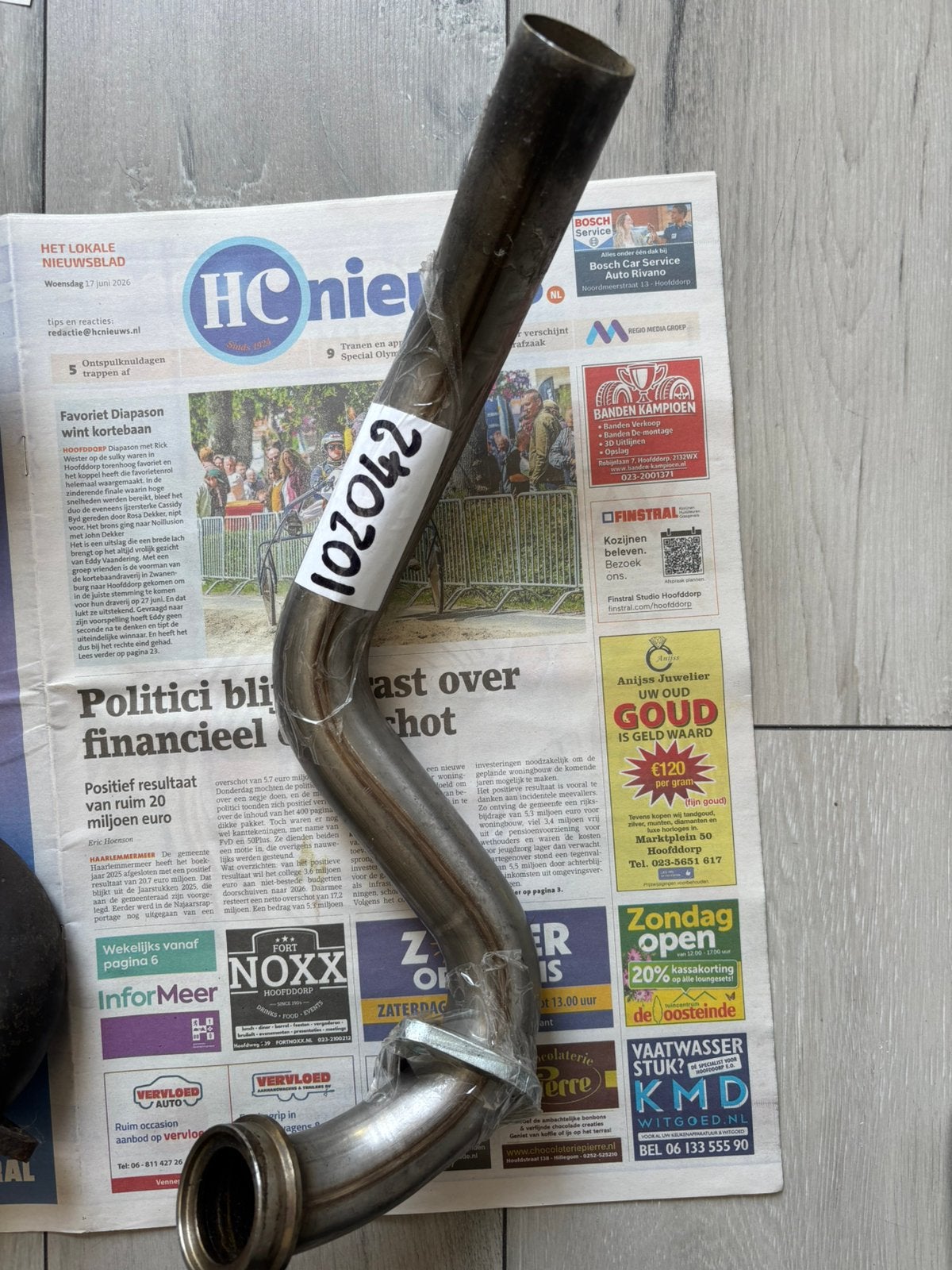 Uitlaatbocht uitlaat Piaggio Beverly 500, Ophalen of Verzenden, Nieuw
