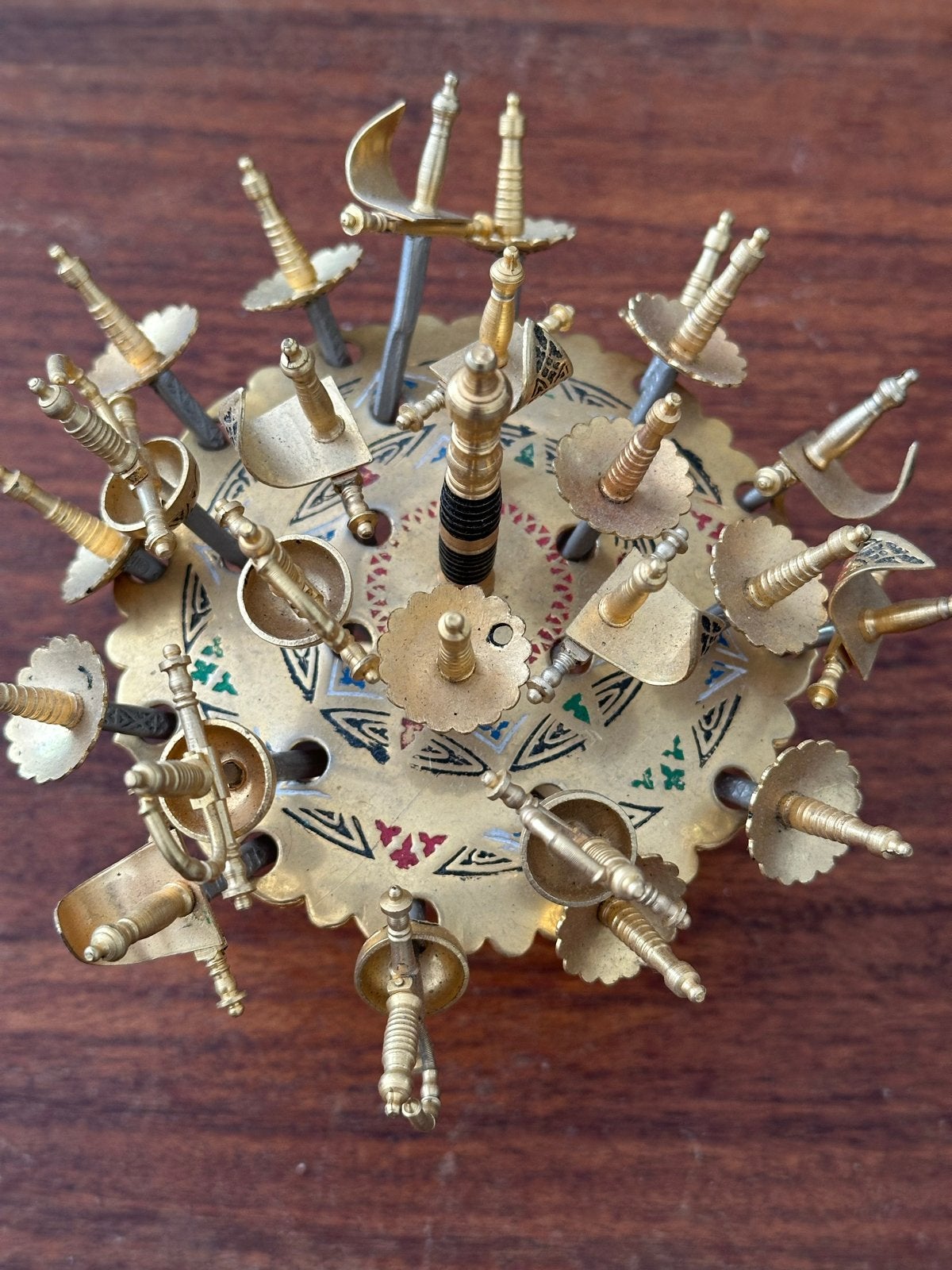 Vintage Toledo Spanje messing cocktail prikkers, Antiek en Kunst, Ophalen of Verzenden