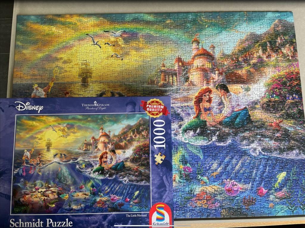 Disney Kinkade Schmidt puzzel, Ophalen, 500 t/m 1500 stukjes, Zo goed als nieuw