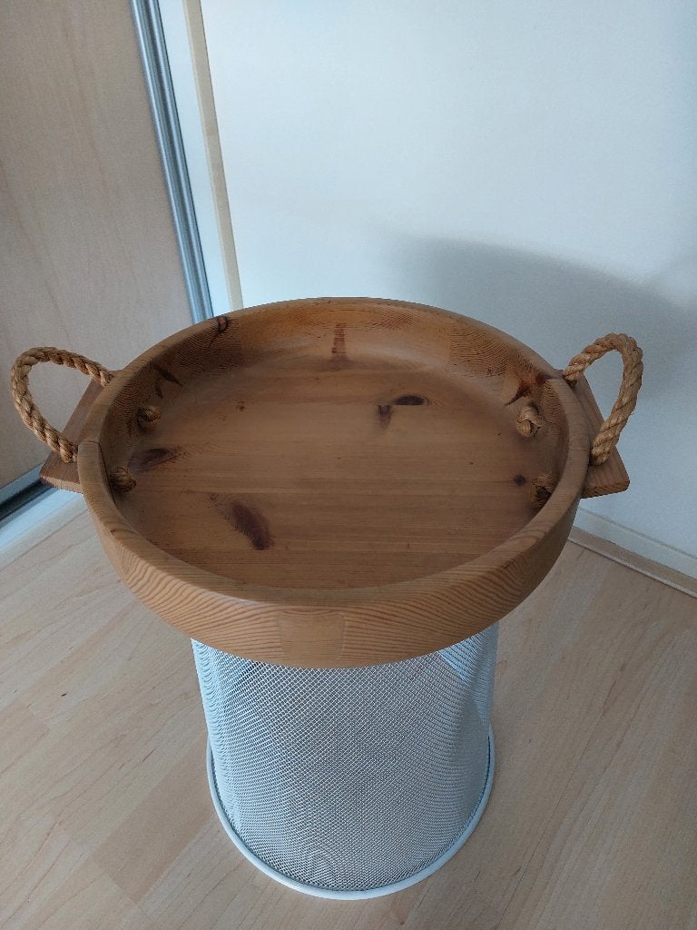 Houten schaal, Schaal, Rond, Ophalen of Verzenden, Zo goed als nieuw