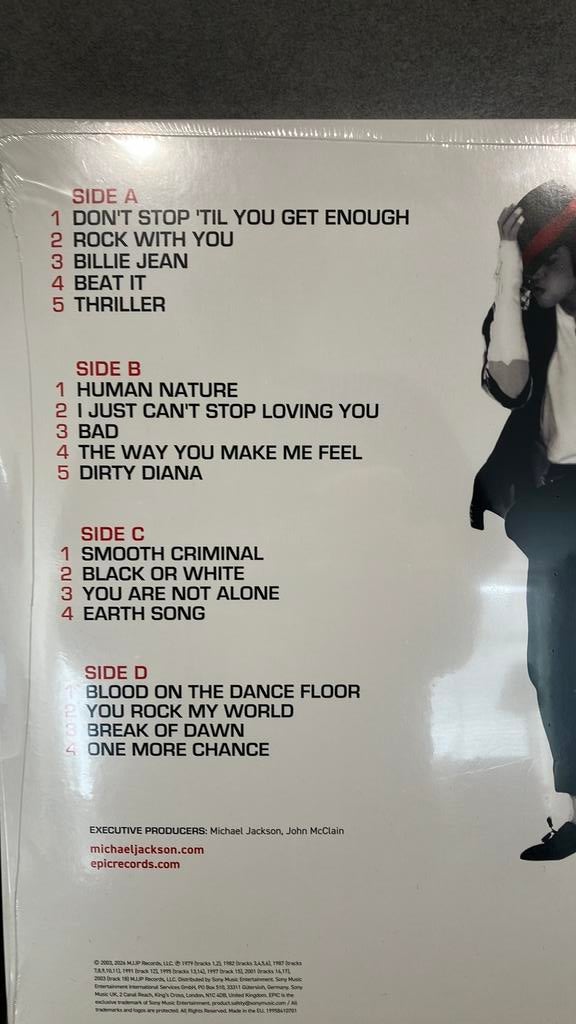 Michael Jackson. — Number Ones, Cd's en Dvd's, 2020 tot heden, Ophalen of Verzenden, 12 inch, Nieuw in verpakking