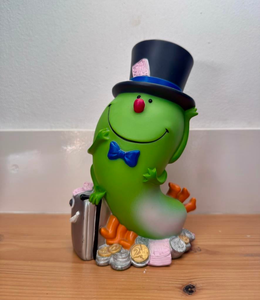 Vintage spaarpot Rabobank Rups, Ophalen of Verzenden, Zo goed als nieuw, Metaal of Blik, Dier