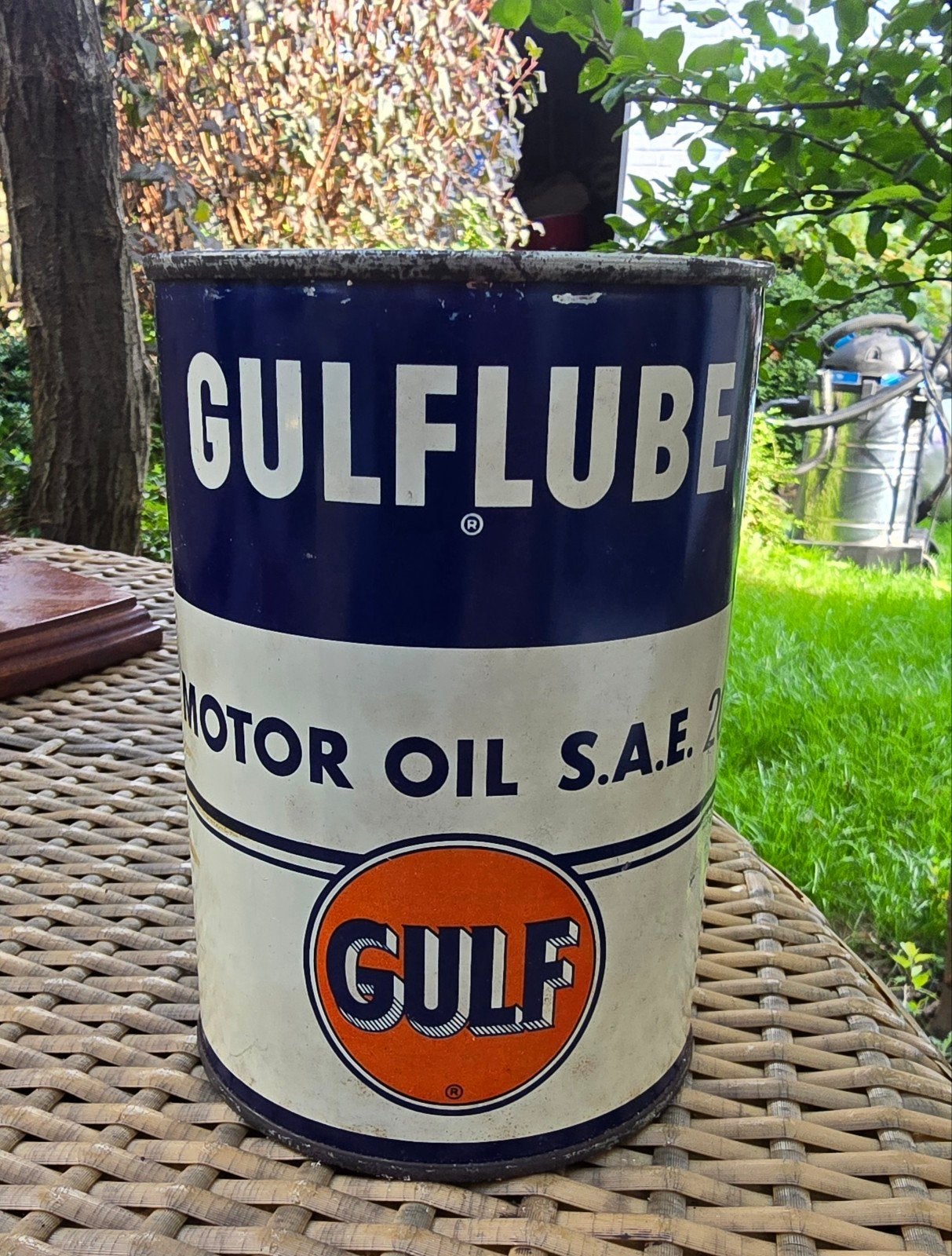 olieblik Gulf ongeopend, Verzamelen, Ophalen of Verzenden, Zo goed als nieuw