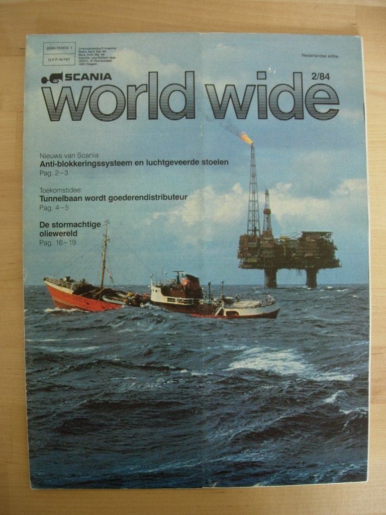 Scania Worldwide tijdschrift nummer 2 1984, Gelezen, Algemeen, Ophalen of Verzenden, Scania