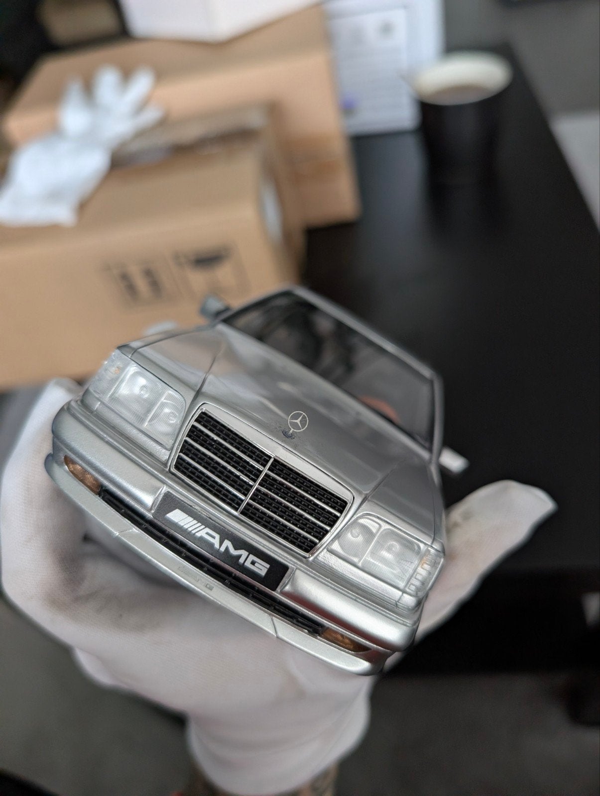Mercedes-Benz S124 AMG E36 1/18 - OttOMobile Limited Edition, Ophalen of Verzenden, Nieuw, Auto, OttOMobile