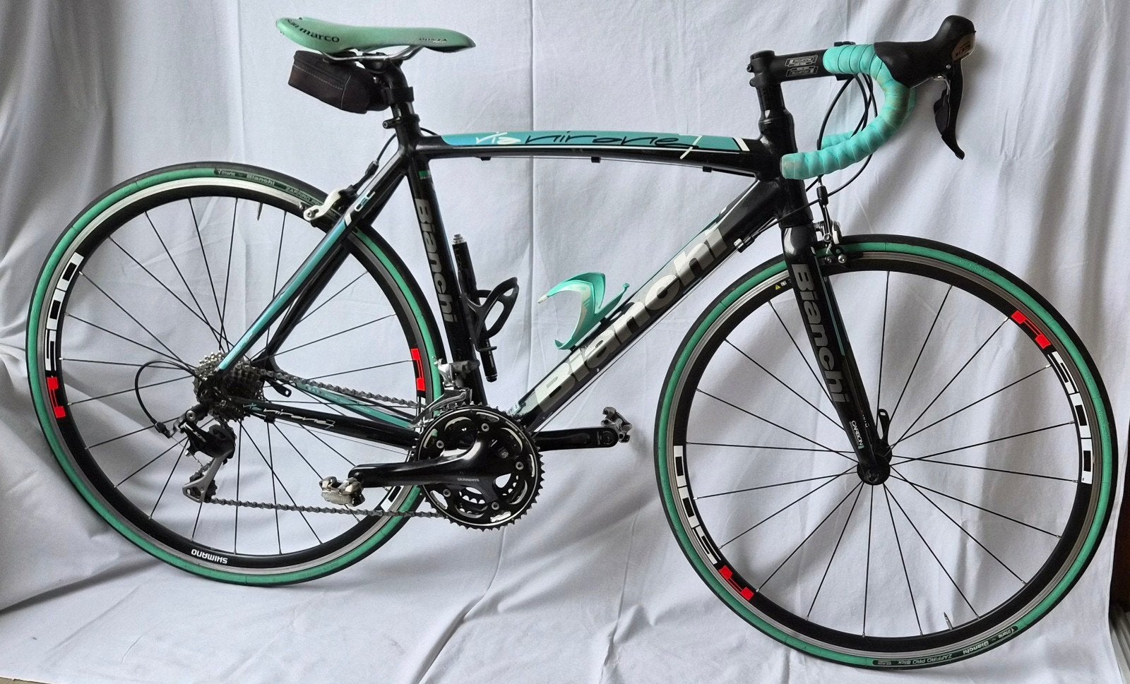 Bianchi Nirone 7, Fietsen en Brommers, Fietsen | Racefietsen, 53 tot 57 cm, Ophalen, Aluminium, Velgrem