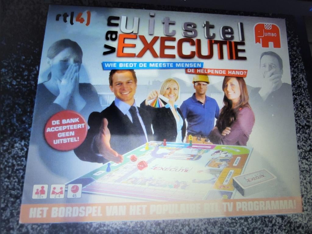 Uitstel van Executie Bordspel - RTL TV Programma, Hobby en Vrije tijd, Gezelschapsspellen | Bordspellen, Een of twee spelers, Ophalen of Verzenden