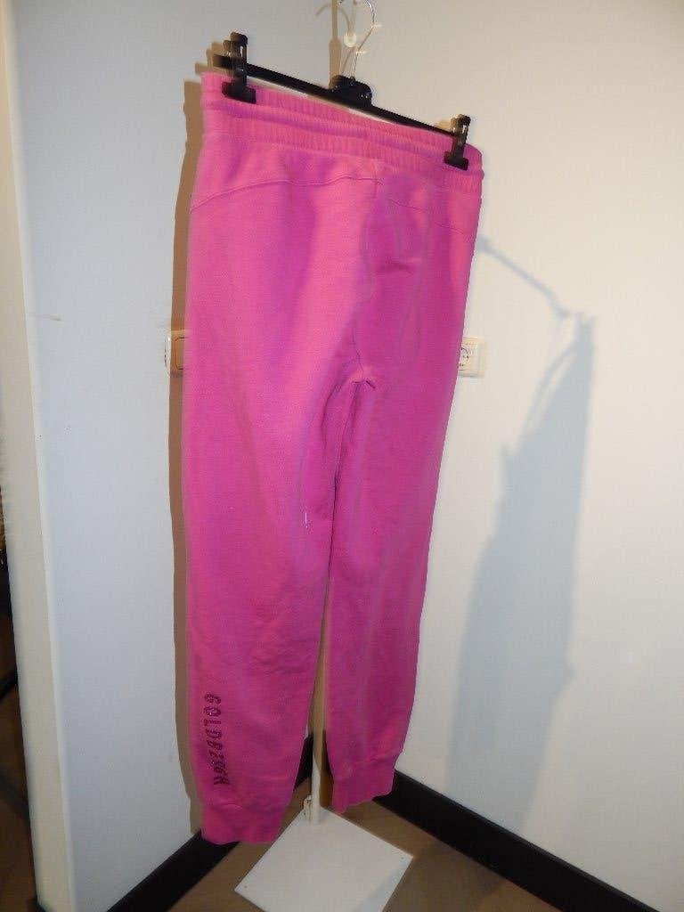 Goldbergh roze jogging broek merk in steentjes mt M, Maat 38/40 (M), Verzenden, Roze, Lang