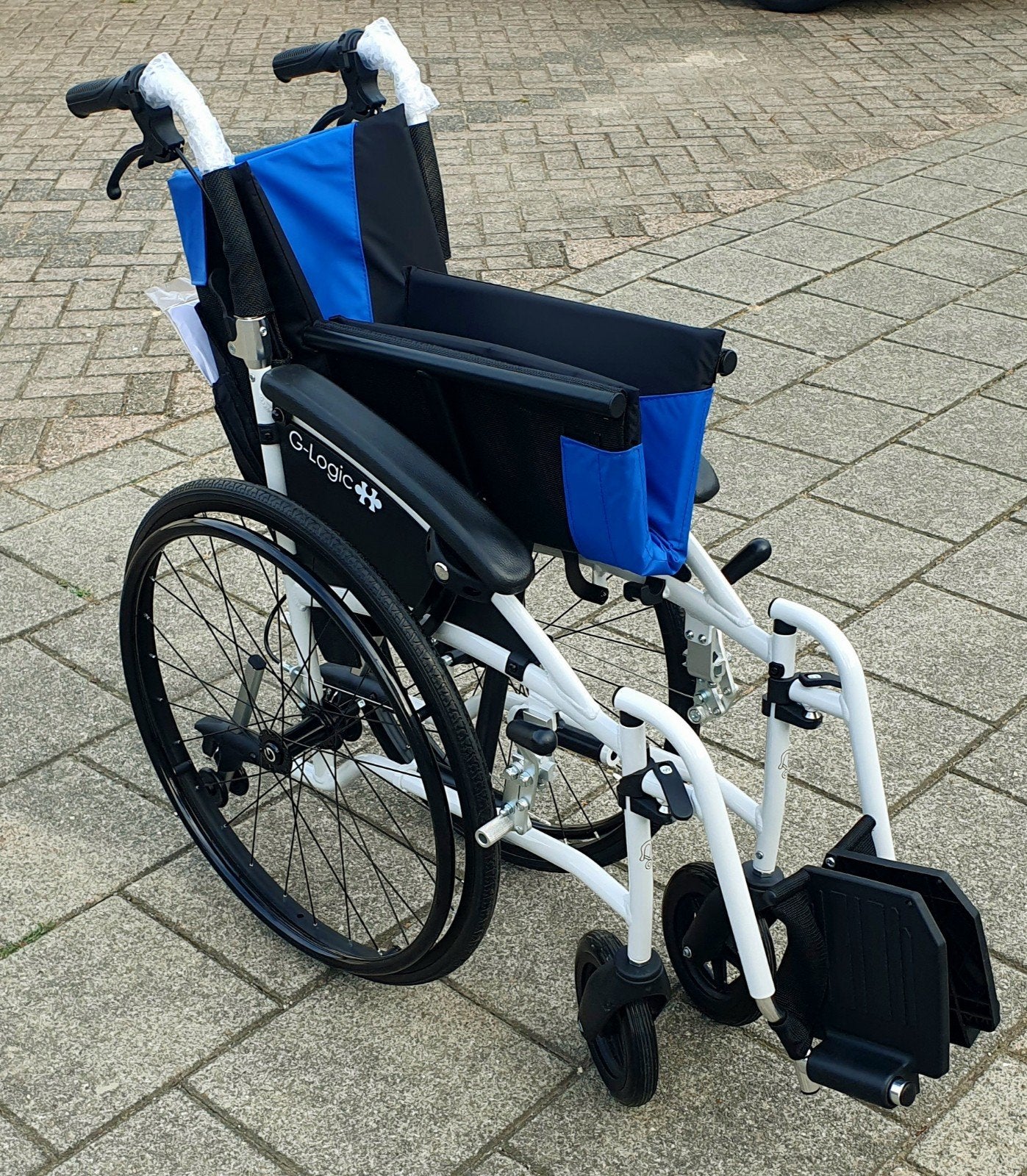 Lichtgewicht rolstoel inklapbaar Excel G-logic 45 cm NIEUW, Diversen, Rolstoelen, Excel G-Logic, Excel G-Logic, Nieuw, Duwrolstoel