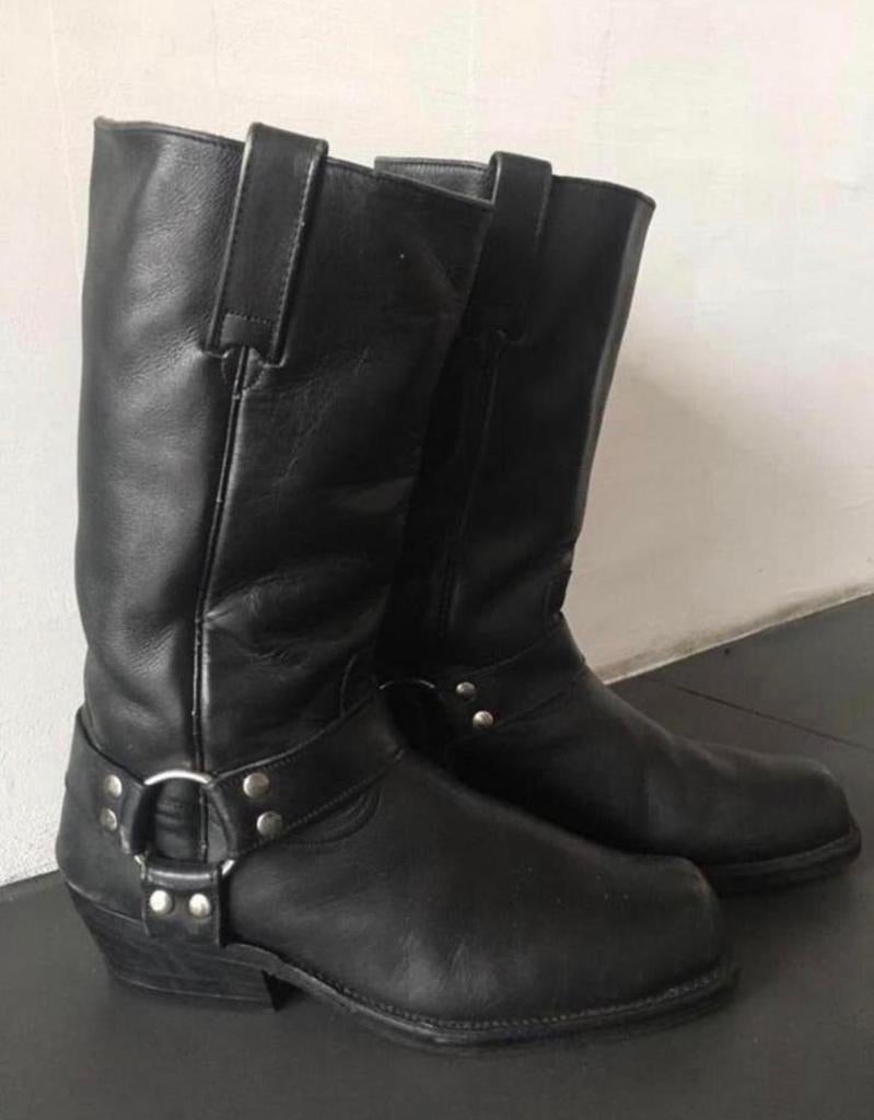 prachtige nieuwe leren cowboylaarzen handgemaakt maat 42, Bruin, Overige typen, Nieuw, Ophalen of Verzenden