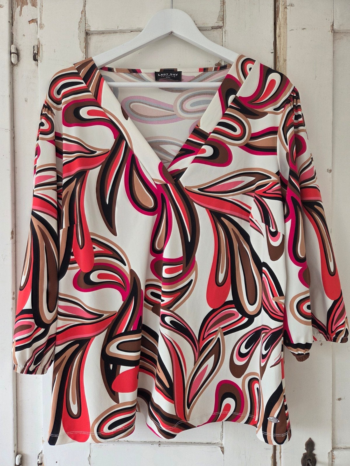 Prachtige 1x gedragen Lady day blouse xxl, Ophalen, Zo goed als nieuw, Maat 46/48 (XL) of groter