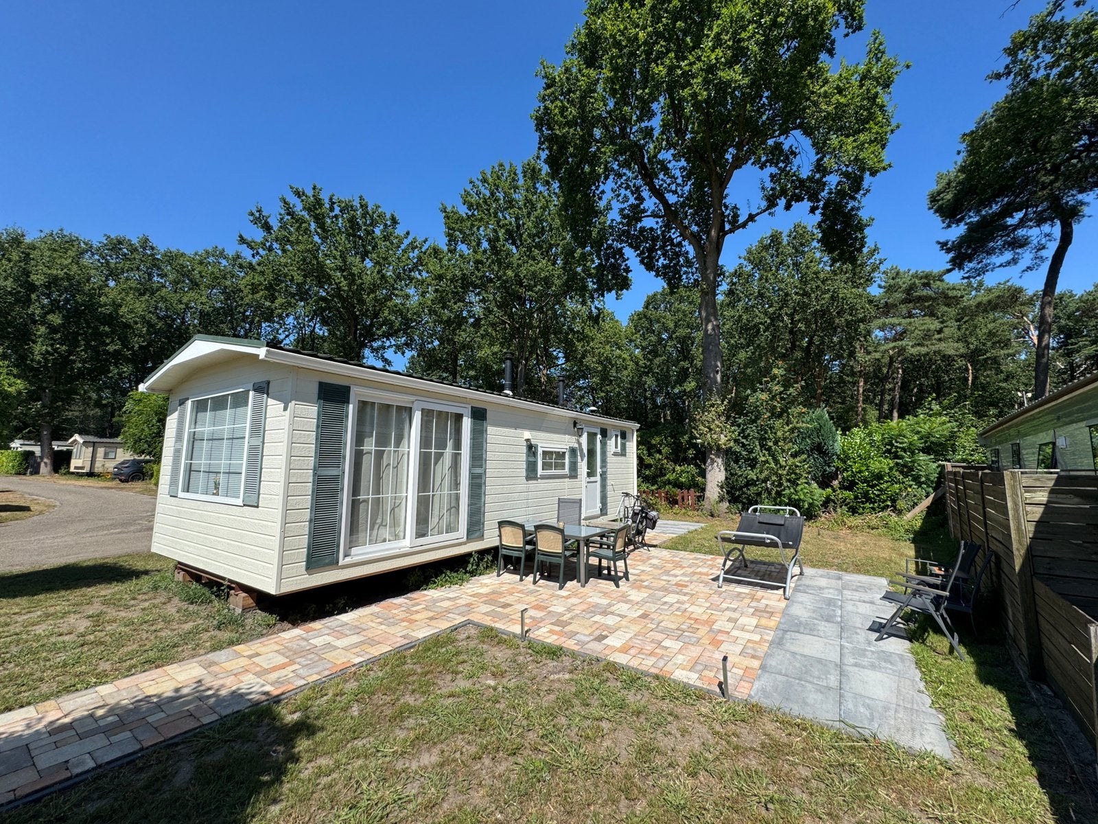 Chalet Hollandia, boscamping, hoekplaats, Tot en met 4
