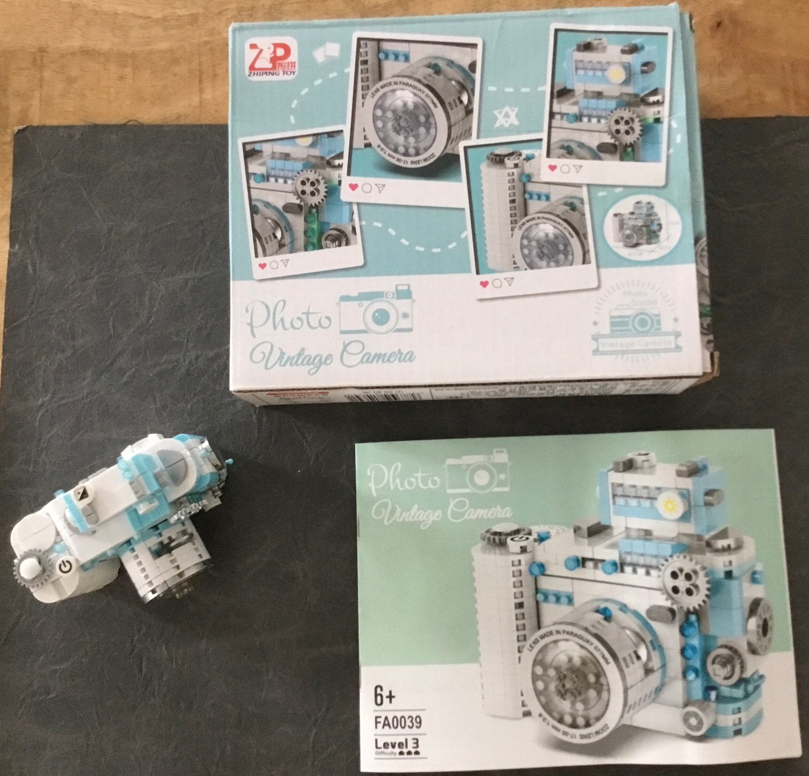 3D Puzzel Fotocamera, Overige merken, Groter dan 1:32, Ophalen of Verzenden, Zo goed als nieuw