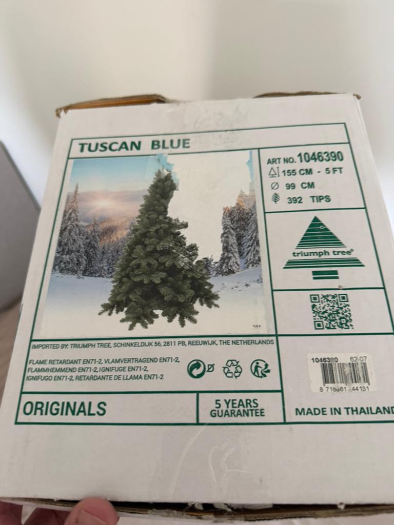 Kunstkerstboom, Diversen, Kerst, Ophalen of Verzenden, Gebruikt
