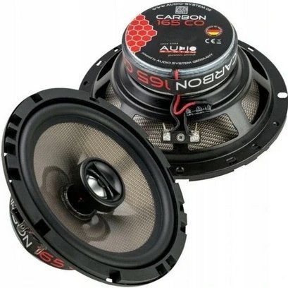 Audio System Carbon 165 CO Coaxial Speakers 6.5'' / 16.5cm, Info@optimount.nl, Nieuw, Ophalen of Verzenden, Anholtseweg 48A 7091 HB DINXPERLO