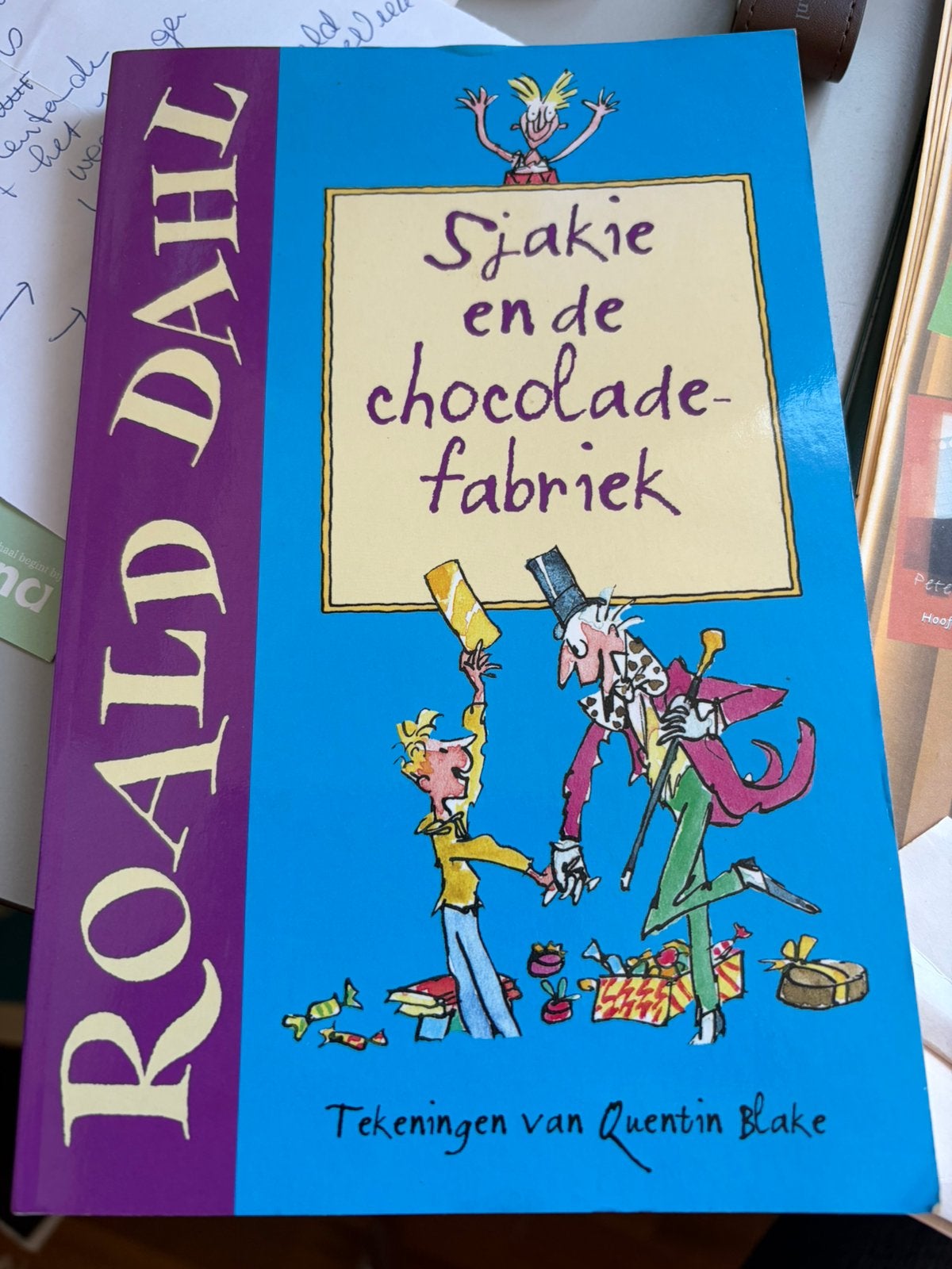 Sjakie en de chocolade fabriek /roald dahl, Ophalen of Verzenden, Zo goed als nieuw