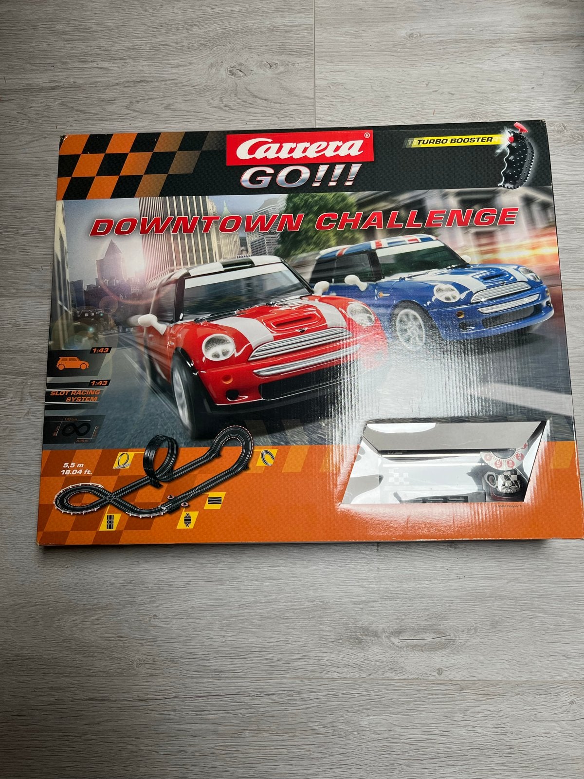 Carrera GO!!! Downtown Challenge Racebaan, Ophalen, Racebaan, Carrera, Zo goed als nieuw