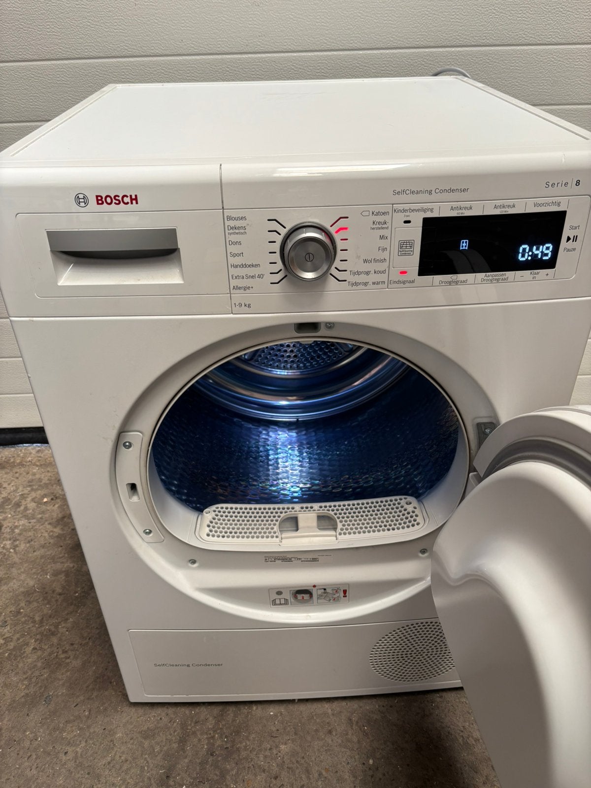 Bosch warmtepomp droger , 9 kilo , A ++, Benschop, Minder dan 85 cm, Overige typen, 8 tot 10 kg