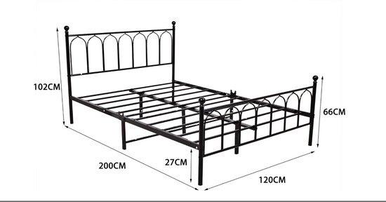 Metalen Bedframe – Bedbodem – Bedframe 120x200 – Slaapbank, Corvance B.V., Verzenden, Nieuw, Corvancebol@gmail.com