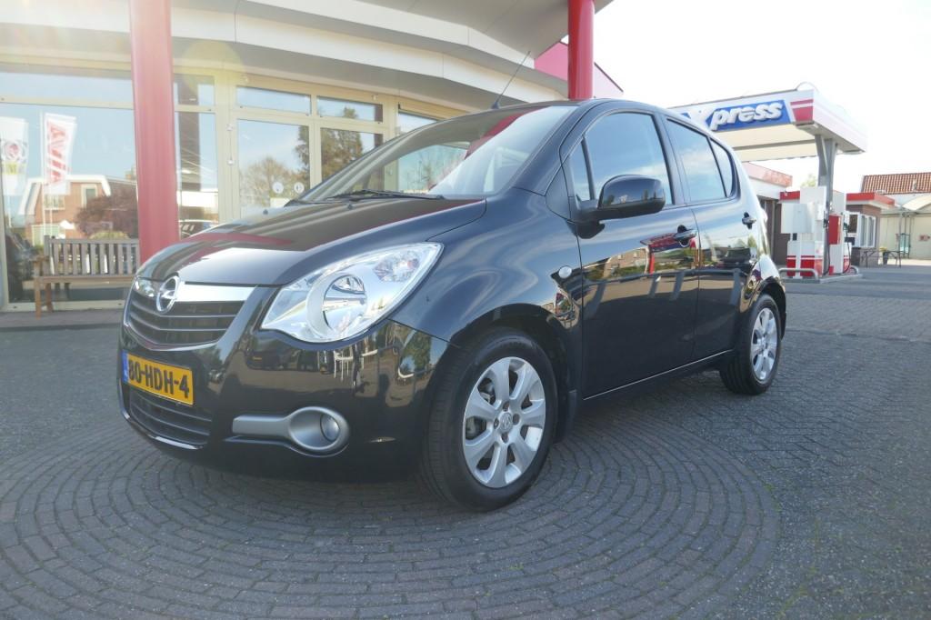 Opel AGILA 1.2 EDITION AUTOMAAT  ORG.NL AUTO  AIRCO, Auto's, 86 pk, 4 cilinders, Met garantie (alle), Zwart